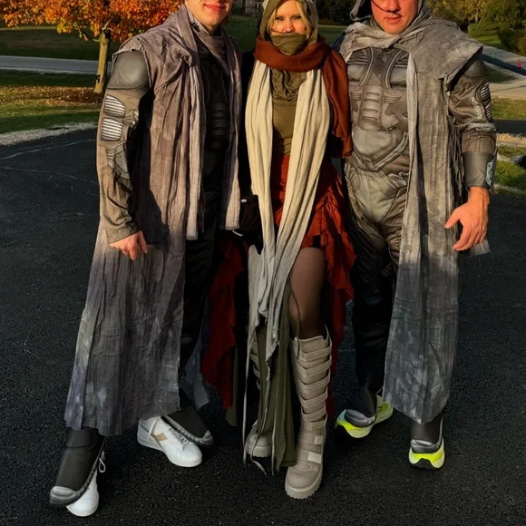 Dune 2 Halloween Fremen Chani Cosplay Knee High Shoes Boots Costume Size 10 - Picture 6 of 6